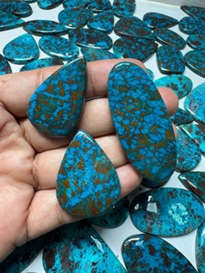 ขายส่งคริสโซคอลล่าแบบกำหนดเองได้ ราคาดีที่สุด พลอยธรรมชาติสีน้ำเงินเขียว รูปไข่ทรงแฟนซี สำหรับตกแต่งบ้าน - Product Image 4