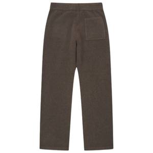 Pantalon de jogging en tricot marron unisexe, pantalon de survêtement doux en maille, taille élastique, décontracté, streetwear, chaud pour l'hiver, tailles personnalisées - Product Image 2