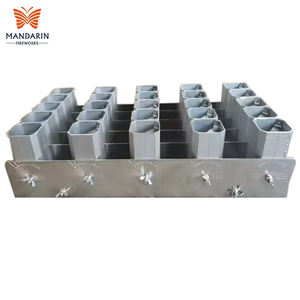 Estante de exhibición de fuegos artificiales de alta calidad, 2 pulgadas, 19 disparos individuales, forma de Luna, aleación de aluminio ajustable, fila de tiro de Metal - Product Image 6