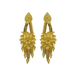 Conjunto de Joyería de Moda al por Mayor, Collares Largos de Novia con Baño de Oro de 14K, 18K y 24K, Diseño Tradicional - Product Image 4