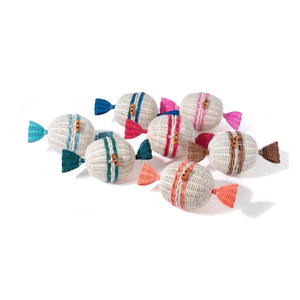 Panier de rangement en rotin écologique Handwicker, paniers à bonbons pour cadeaux pour enfants et femmes, fabriqué au Vietnam - Product Image 1