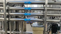 Machine de purification d'eau par osmose inverse compacte Freezit 2000 LPH, dessalement 220V, eau de puits souterraine salée, PLC 2000 Lph