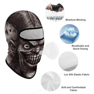 Balaclavas 3D à sublimation, extensibles dans 4 directions, respirantes, séchage rapide, imperméables, pour usage décontracté et randonnée - Product Image 5