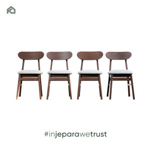 Muebles Modernos - Juego de Mesa de Comedor con 6 Sillas, Juego de Mesa de Cocina Moderno, Mesa de Comedor Interior hecha en Indonesia - Reha - Product Image 3