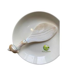 Artisan Handmade Seashell Spoon Fork Tableware Set Mother of Pearl Kitchen Dining Accessories - Product Image 2