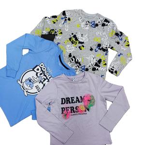 T-shirt à manches longues imprimé dinosaure pour enfants pour la saison hiver été automne printemps - Product Image 3