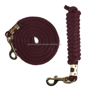 Corde de plomb multifilament en polypropylène souple et solide avec mousqueton en laiton - Product Image 3