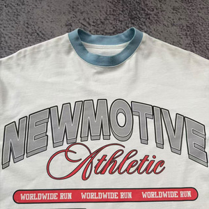 Moderno y Novedoso 2026: Camiseta Personalizada para Hombre, Oversize, Tejido de Punto con Impresión Digital de Alto GSM, 100% Algodón, Transpirable, de Secado Rápido, Estilo Retro - Product Image 4