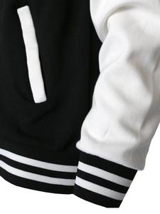 Men's <b>Top</b> Fashion Varsity Jackets with Stand Collar Professional Logo Printed for Winter Season Competitive Price - Product Image 5
