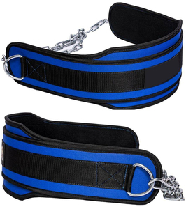 Heavy Duty Steel Fitness Dip <b>Belt</b> with Leather Chain for Weightlifting Pullups Powerlifting Bodybuilding Workouts Long Durable - Product Image 3