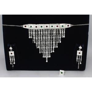 Martasha Designer Bijoux Arabes Islamique Ramadan Spécial Plaqué Or EAU Collier Boucles D'oreilles Ensemble pour les Mariages Alliage Inspiré Dubaï - Product Image 2