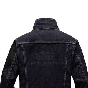 Chaqueta Vaquera Personalizada para Hombre, Estilo Vintage Lavado, Ajustada, Casual, de Alta Calidad, Venta al Por Mayor OEM - Product Image 6