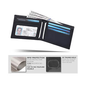 Elegante Cartera de Cuero con Servicio OEM, Diseño Personalizado, Logotipo Impreso Personalizado - Product Image 2