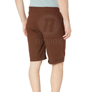 กางเกงขาสั้นผู้ชายผ้าฝ้ายเอวกลาง สวมใส่สบาย น้ำหนักเบา เป็นมิตรกับสิ่งแวดล้อม ระบายอากาศได้ดี มีเชือกผูก ราคาขายส่งสำหรับขายออนไลน์ - Product Image 3