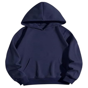 Custom Ladies Winter Fleece Sweatshirt with Hood Premium Streetwear Clothing Polyester/Cotton - Product Image 1