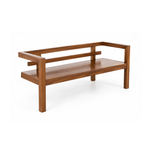 Solid Teak <b>Wood</b> <b>Bench</b> Outdoor Garden Patio Seating Furniture for Hotel Cafe Restaurant Terrace Home Project Custom Made to Order - Product Image 2