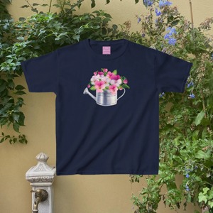 Camiseta Corta de Verano para Mujer al por Mayor, Estilo Y2K, con Logotipo Personalizado Bordado, Tejido Calado, Estampado de Flores y Texto Lindo - Product Image 6