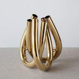 Vases à fleurs modernes en métal, faits à la main, écologiques, robustes, favorisent des idées créatives de mise en forme des plantes, pour une ambiance paisible pour les plantes - Product Image 3