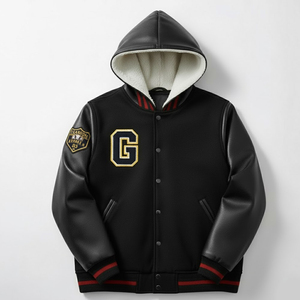 Best Manufacturer <b>And</b> Supplier Unique Design Hooded <b>Varsity</b> <b>Jackets</b> For Men High Quality Men College Letterman <b>Varsity</b> <b>Jacket</b> - Product Image 1