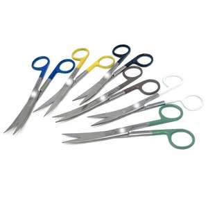 Juego de Tijeras Quirúrgicas de 6 Piezas, Curvas, de 5.5 Pulgadas, de Acero Inoxidable Afilado, Kit de Instrumentos Quirúrgicos Ortopédicos Médicos - Product Image 3