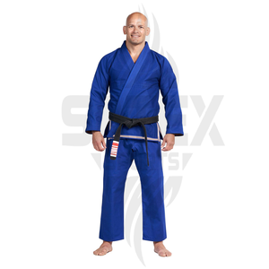 Conjuntos de Uniformes de Judo Personalizados en la Parte Delantera, para Entrenamiento de Artes Marciales, Gimnasio, Escuela, Academia, Poliéster/Algodón de Alta Calidad, Secado Rápido y Transpirable - Product Image 5