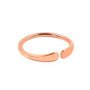 Bague thérapeutique en cuivre pur – Bande ouverte élégante et minimaliste pour le confort des articulations - Product Image 5