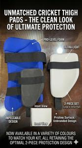 Premium Sports Cricket <b>Thigh</b> Pad Set Featuring Anti Sweat Lining Highly Protective Durable Elastic <b>Support</b> Straps Thai Pads - Product Image 4