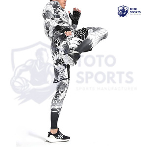 Pantalones de Compresión Deportivos para Hombre, de Alta Calidad, Transpirables, Cómodos, a la Moda, con Logotipo Personalizado, Precio al por Mayor - Product Image 5