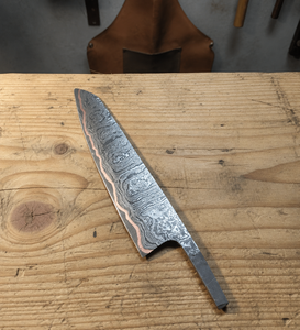 Ensemble de couteaux de chef Damas (5 pièces) Lames de cuisine faites à la main 5860 HRC Écologiques et compatibles lave-vaisselle - Product Image 2