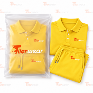 Men Cotton Polo Shirt Shorts <b>Set</b> Breathable Summer Casual Wear Solid Color Front Logo <b>Knitted</b> Fabric polo & Shorts <b>set</b> - Product Image 6