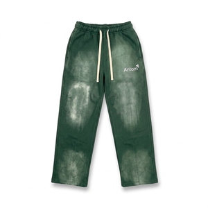 Pantalon Homme Décontracté Coupe Skinny en Coton 100% Personnalisé, Vintage, Mi-Épais, Délavé à l'Acide, Respirant, Écologique, avec Cordon de Serrage, Style Français - Product Image 3