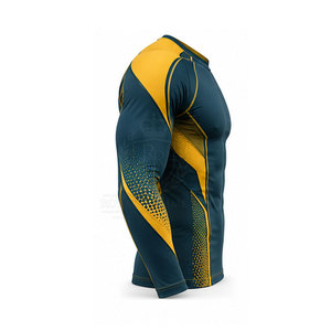 Compression <b>Shirts</b> Lightweight Sportswear <b>Stretch</b> Fit Training Top for <b>Men</b> Running Cycling Gym Exercise and Daily Workouts - Product Image 4