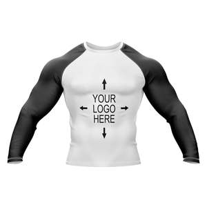 เสื้อรัดกล้ามเนื้อแขนสั้นสำหรับกีฬา MMA ยี่ห้อ BEST Tran Sports - สี/ขนาดที่ปรับแต่งได้ ระบายอากาศได้ดี สวมใส่สบาย บริการสกรีนโลโก้ตามสั่ง OEM สำหรับผู้ชาย - Product Image 1