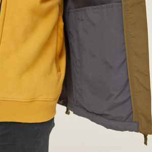 Chaqueta Cortavientos Clásica para Hombre con Capucha, Impermeable, de Lona Transpirable, de Secado Rápido, Ligera, Sólida, Lavada - Product Image 5