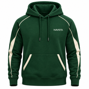 Hoddies Custom Front Embroidered Logo Men's Winter Heavy Weight 500 Gsm 100% Cotton <b>Thick</b> <b>Fleece</b> Regular Oversized Hoodie - Product Image 4