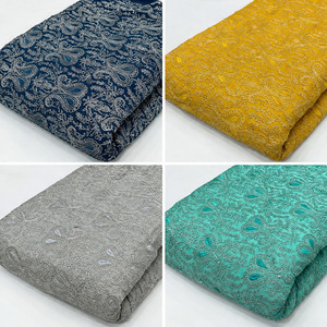 Malty embroidery fabric embroidery fabric embroidered cotton fabric lace fabric chiffon embroidery fabric textile supply exports - Product Image 5