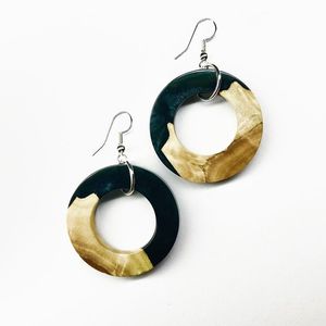 Fashion Resin Earrings Handmade Craft Supplies for <b>Gift</b> Decoration Resin Earring Pendants DIY Handmade Decorative Craft - Product Image 2