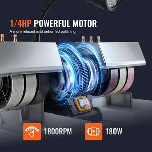 Processeur de légumes électrique commercial 110V 550W en acier inoxydable avec 2 trous d'alimentation 1600 tr/min pour la préparation des aliments - Product Image 6