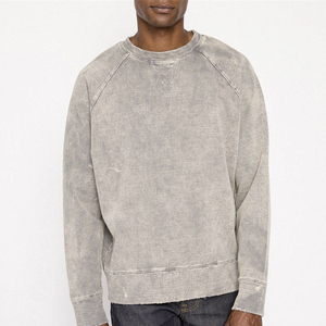 Sweat-shirt unisexe à col rond, coupe classique, 100% coton, tissu en molleton français écologique, décontracté, pour l'automne, poids du tissu 300g - Product Image 1