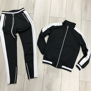 ชุดวอร์มสองชิ้นสำหรับผู้หญิงชุดวอร์มสไตล์สตรีทแบบเต็มตัวชุดวอร์มผ้าฝ้ายขนแกะไซส์ใหญ่แบบกำหนดเองขายส่ง - Product Image 3