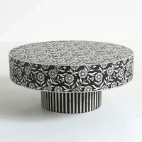Table basse en os incrusté, design moderne, pour chambre et salon, prix de gros, provenant d'un exportateur indien.