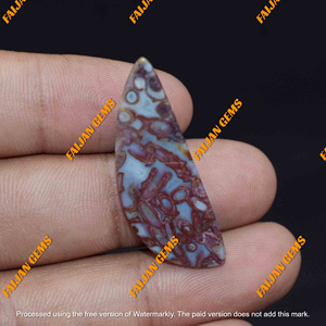 Cabujón de Jaspe con Diseño de Piel de Leopardo de Calidad AAA+, para Joyería, Venta al Por Mayor, Forma Elegante, FAIJAN GEMS, Origen Rajasthan - Product Image 3