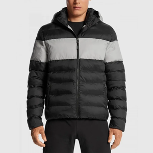 <b>Puffer</b> <b>Jacket</b> Designer Custom Logo Winter Men's Glossy Warm Waterproof Windbreaker Quilted 100% Nylon Streetwear <b>Cheap</b> Price - Product Image 6