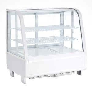 Vitrina Refrigerada Comercial para Mostrador, 3.5 Pies Cúbicos Refrigerador para Pasteles de 2 Niveles con Iluminación LED - Product Image 1