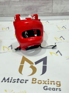 Set de Boxeo Profesional en Rojo, Incluye Guantes, Protector de Cabeza y Protector Inguinal, Equipo de Entrenamiento y Sparring para Luchadores - Product Image 4