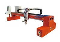 Cortadora de llama de plasma CNC de pórtico de placa de metal grande para la industria de estructuras de acero