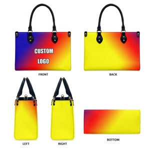 Bolso de Mano de Cuero para Mujer con Diseño de Pareja de Pájaros, Estilo Clásico, Personalizado, Tipo Tote, de PU, para Envío Directo (Dropshipping) - Product Image 3