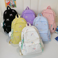 Sac à dos unisexe de style coréen, design unique et de haute qualité, en nylon et polyester, capacité de 20 à 37 L, portable pour le collège, le lycée et l'université