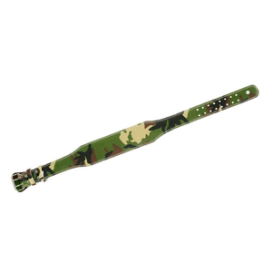 Ceinture de musculation réglable camouflage avec boucle métallique pour l'entraînement de force et le soutien pendant les séances de gym, unisexe - Product Image 2
