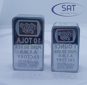 SAT Jewelry Matrices et moules personnalisés pour la fabrication de barres en or, argent et métaux fins, avec matrices doublement polies, Malaisie Singapour Canada Pérou États-Unis - Product Image 5